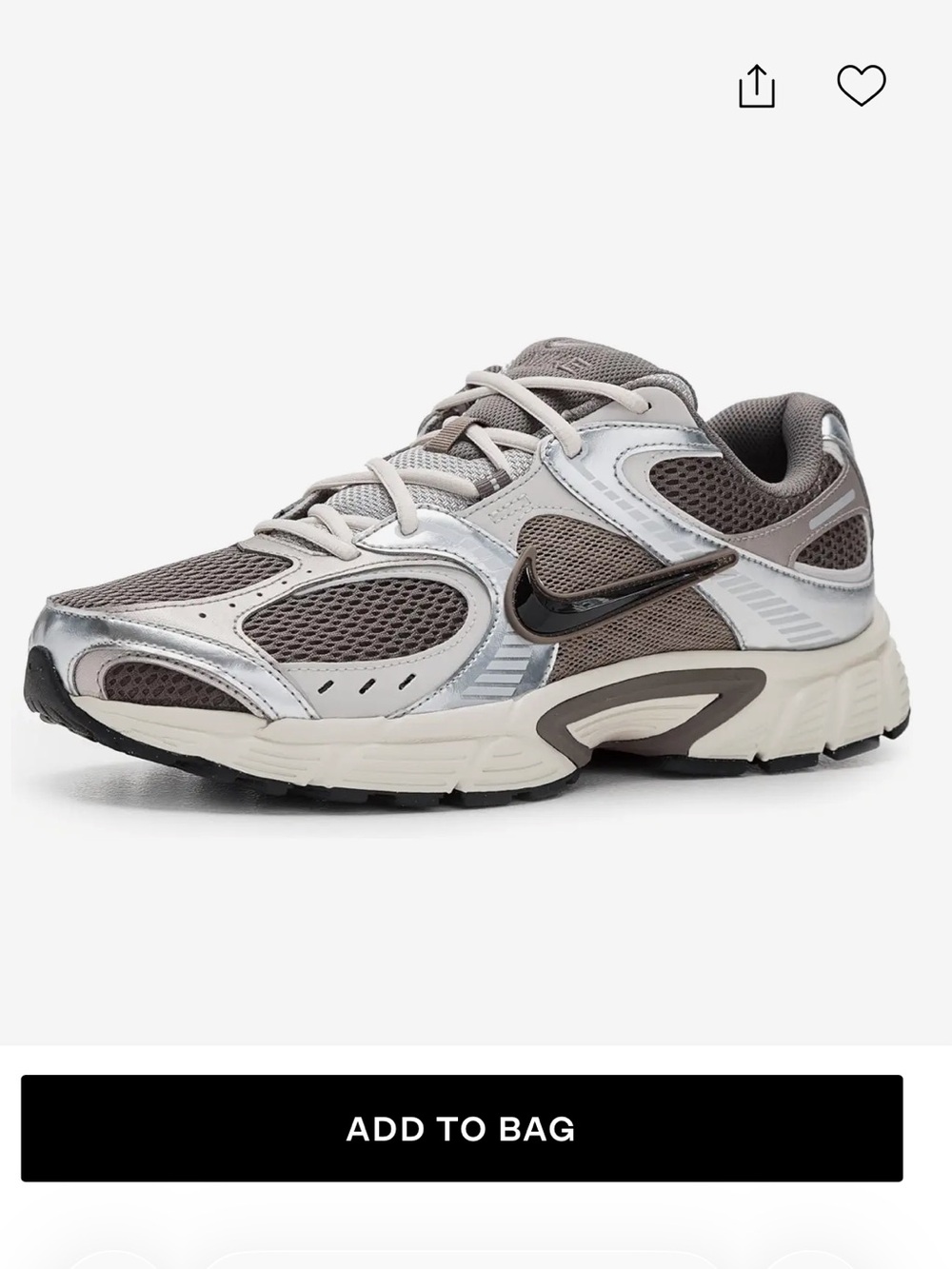 NIKE
Taupe & Silver V5 RNR Sneakers